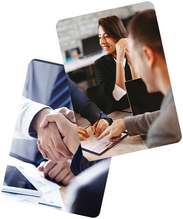 Contracts Contracts being signed and handshakes