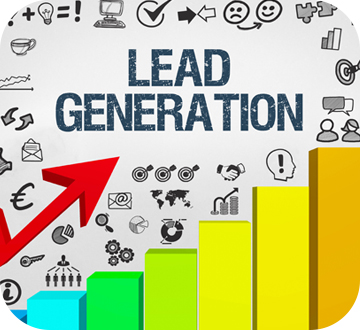 Lead generation graph Lead generation graph trending upward