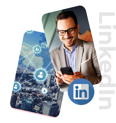 Linkedin connection linkedin connection man looking at phone
