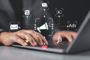 Digital marketing strategy. Announce promotions and campaigns via email and social media.